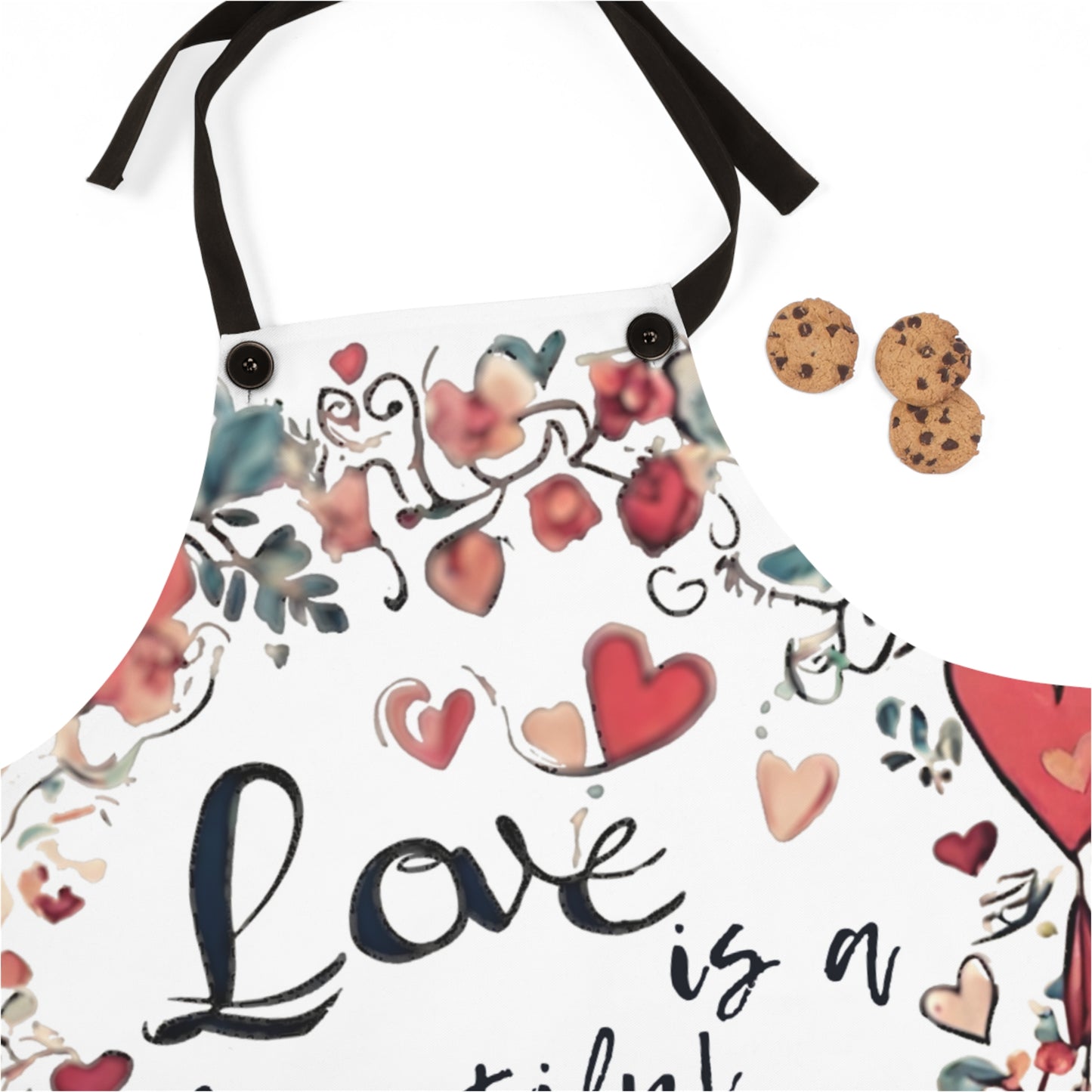 Love is a beautiful thing Apron, Artistic unique Apron great gift for the foodie in your life