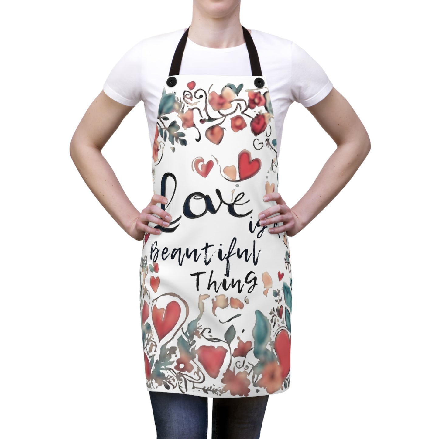 Love is a beautiful thing Apron, Artistic unique Apron great gift for the foodie in your life