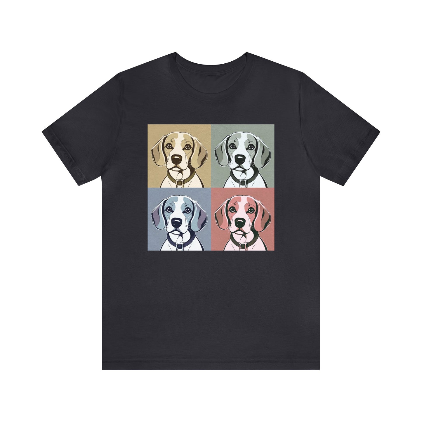 Beagle Tshirt, Black, ART Graphic T Shirt, Gifts for Her / Him, Dog Lovers Cute Cool Artistic